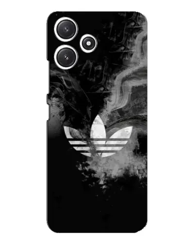 Чехол для Xiaomi POCO M6 с картинкой «Абстрактный дым Adidas»
