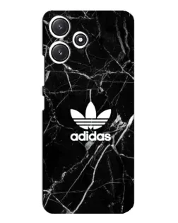 Чехол для Xiaomi POCO M6 с картинкой «Белый мрамор Adidas»