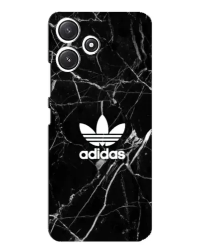 Чехол для Xiaomi POCO M6 с картинкой «Белый мрамор Adidas»
