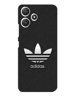 Чехол для Xiaomi POCO M6 с картинкой «Adidas Карбоновая текстура»