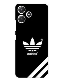 Чехол для Xiaomi POCO M6 с картинкой «Adidas с диагональными полосами»