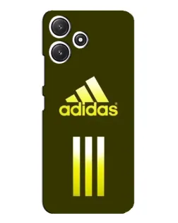 Чехол для Xiaomi POCO M6 с картинкой «Оливковый градиент Adidas»