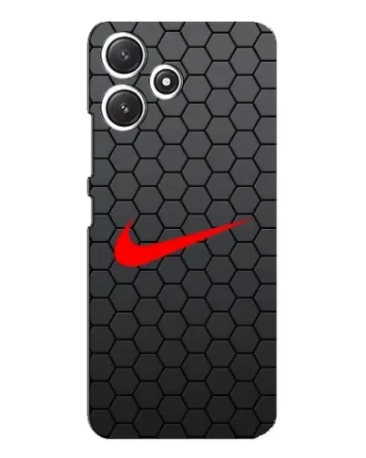 Чехол для Xiaomi POCO M6 с картинкой «Nike — карбоновая сетка»