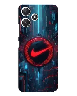 Чехол для Xiaomi POCO M6 с картинкой «Техногенный стиль Nike»