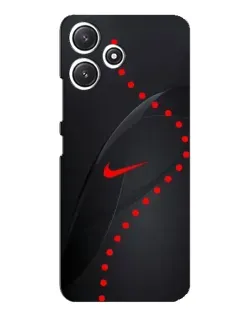 Чехол для Xiaomi POCO M6 с картинкой «Абстрактный дизайн Nike»