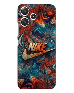 Чехол для Xiaomi POCO M6 с картинкой «Nike в абстракции»