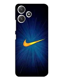 Чохол для Xiaomi POCO M6 з картинкою «Синій пульс Nike»