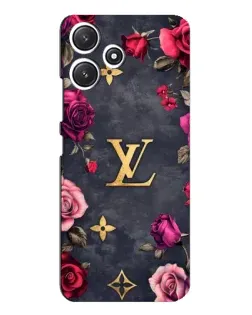 Чехол для Xiaomi POCO M6 с картинкой «Цветочный Louis Vuitton»