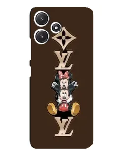Чехол для Xiaomi POCO M6 с картинкой «LV и Микки Маус»