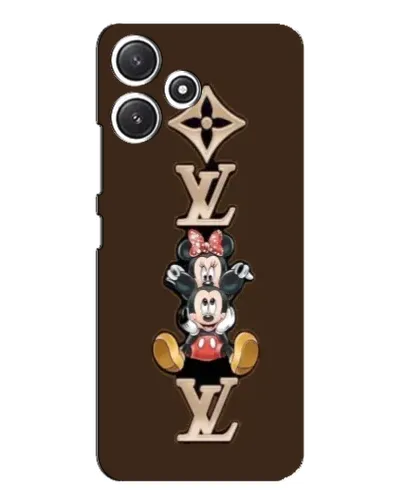 Чехол для Xiaomi POCO M6 с картинкой «LV и Микки Маус»