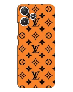 Чехол для Xiaomi POCO M6 с картинкой «Оранжевый стиль LV»