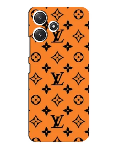 Чехол для Xiaomi POCO M6 с картинкой «Оранжевый стиль LV»