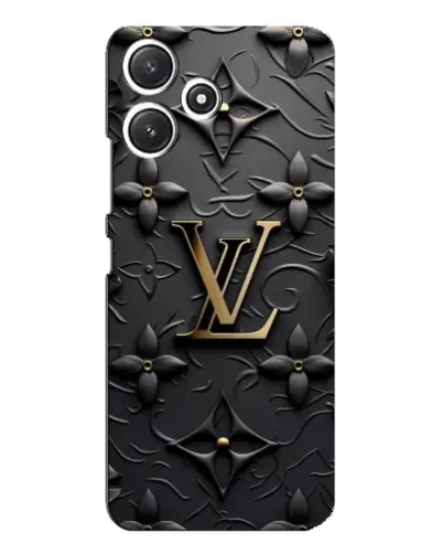 Чехол для Xiaomi POCO M6 с картинкой «Кожаная текстура LV»