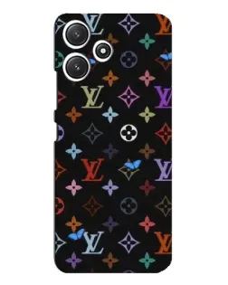 Чехол для Xiaomi POCO M6 с картинкой «Цветная монограмма LV»