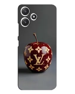 Чехол для Xiaomi POCO M6 с картинкой «Красное яблоко LV»