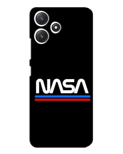 Чехол для Xiaomi POCO M6 с картинкой «NASA — классика Red Blue» Чехол для Xiaomi POCO M6 с картинкой «NASA — классика Red Blue»