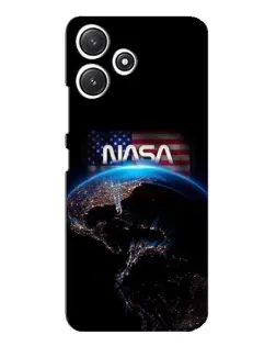 Чехол для Xiaomi POCO M6 с картинкой «Земля из космоса NASA»