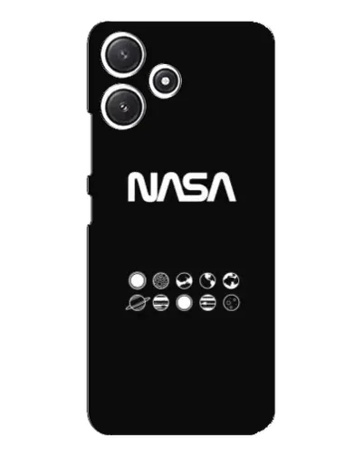 Чехол для Xiaomi POCO M6 с картинкой «NASA — технический принт» Чехол для Xiaomi POCO M6 с картинкой «NASA — технический принт»