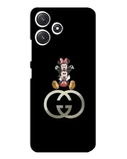 Чохол для Xiaomi POCO M6 з картинкою «Мінні Маус на лого» Чохол для Xiaomi POCO M6 з картинкою «Мінні Маус на лого»