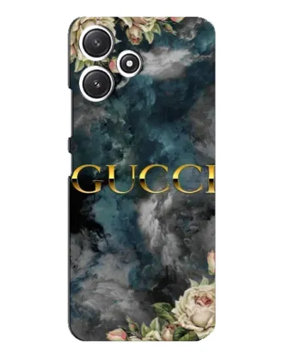 Чехол для Xiaomi POCO M6 с картинкой «Абстрактные цветы Gucci» Чехол для Xiaomi POCO M6 с картинкой «Абстрактные цветы Gucci»