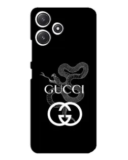 Чохол для Xiaomi POCO M6 з картинкою «Gucci — срібна змія» Чохол для Xiaomi POCO M6 з картинкою «Gucci — срібна змія»