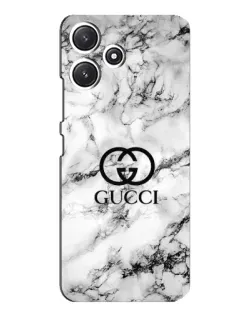 Чохол для Xiaomi POCO M6 з картинкою «Gucci — мармуровий шик» Чохол для Xiaomi POCO M6 з картинкою «Gucci — мармуровий шик»