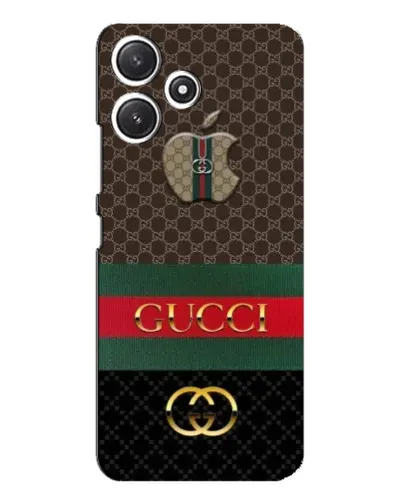 Чехол для Xiaomi POCO M6 с картинкой «Gucci — брендированный десерт» Чехол для Xiaomi POCO M6 с картинкой «Gucci — брендированный десерт»