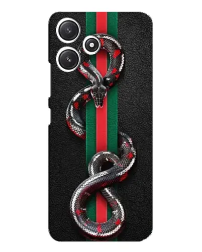 Чехол для Xiaomi POCO M6 с картинкой «Gucci — змея на полосе» Чехол для Xiaomi POCO M6 с картинкой «Gucci — змея на полосе»