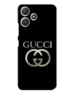 Чохол для Xiaomi POCO M6 з картинкою «Gucci — золото на чорному» Чохол для Xiaomi POCO M6 з картинкою «Gucci — золото на чорному»