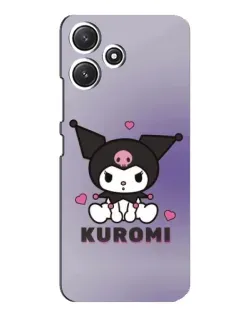 Чехол для Xiaomi POCO M6 с картинкой «Kuromi — фиолетовый арт»