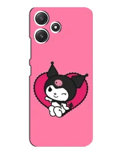 Чехол для Xiaomi POCO M6 с картинкой «Kuromi — любовь в сердце»