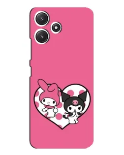Чехол для Xiaomi POCO M6 с картинкой «Kuromi и My Melody»