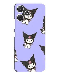 Чехол для Xiaomi POCO M6 с картинкой «Паттерн с Kuromi»