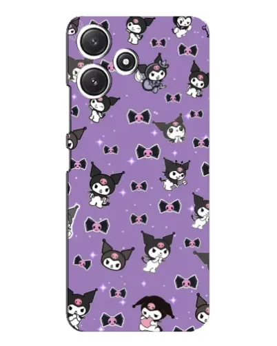 Чехол для Xiaomi POCO M6 с картинкой «Kuromi — паттерн» Чехол для Xiaomi POCO M6 с картинкой «Kuromi — паттерн»