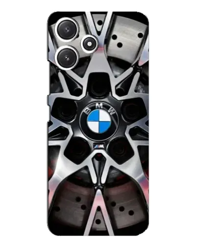 Чехол для Xiaomi POCO M6 с картинкой «BMW — деталь диска»