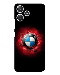 Чохол для Xiaomi POCO M6 з картинкою «Логотип BMW — спалах»