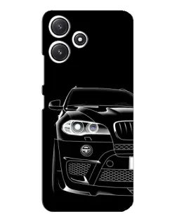 Чохол для Xiaomi POCO M6 з картинкою «Темний силует BMW»