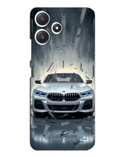Чохол для Xiaomi POCO M6 з картинкою «BMW у світлі фар»