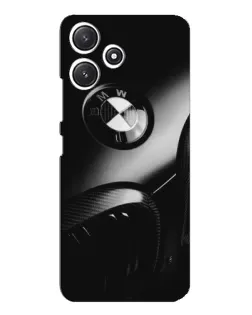 Чохол для Xiaomi POCO M6 з картинкою «Емблема BMW — макро»