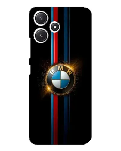 Чехол для Xiaomi POCO M6 с картинкой «BMW M-Power неон»