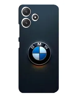 Чохол для Xiaomi POCO M6 з картинкою «Логотип BMW — мінімалізм»