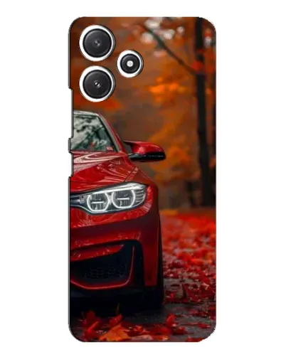 Чехол для Xiaomi POCO M6 с картинкой «Осенняя BMW M4»