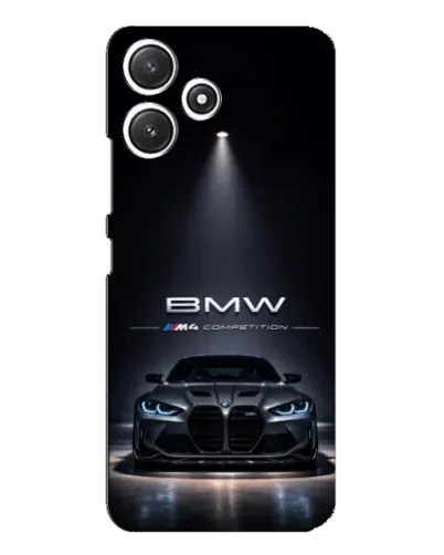 Чехол для Xiaomi POCO M6 с картинкой «BMW сквозь ночной город» Чехол для Xiaomi POCO M6 с картинкой «BMW сквозь ночной город»