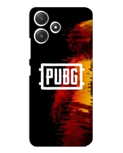 Чехол для Xiaomi POCO M6 с картинкой «Яркий логотип PUBG»