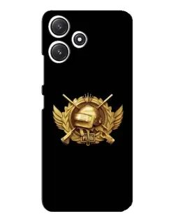 Чехол для Xiaomi POCO M6 с картинкой «PUBG — оранжевый градиент»