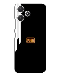 Чехол для Xiaomi POCO M6 с картинкой «PUBG — вертикальные линии»