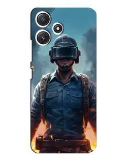 Чехол для Xiaomi POCO M6 с картинкой «PUBG — реалистичный герой»