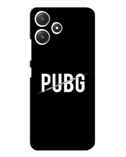 Чехол для Xiaomi POCO M6 с картинкой «PUBG — белый логотип»