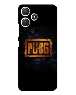 Чехол для Xiaomi POCO M6 с картинкой «PUBG — золотой логотип»