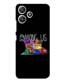 Чехол для Xiaomi POCO M6 с картинкой «Логотип Among Us»